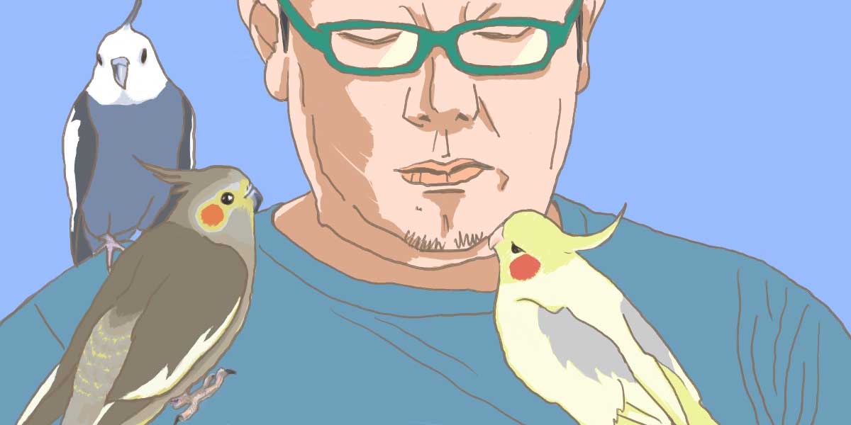 俺とオカメインコのイメージ