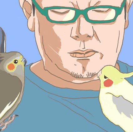 俺とオカメインコのイメージ