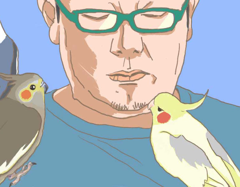 俺とオカメインコのイメージ